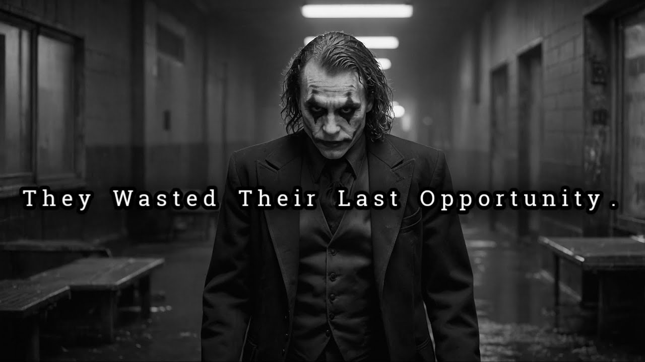 They Wasted Their Last Opportunity, and Now You’re Gone