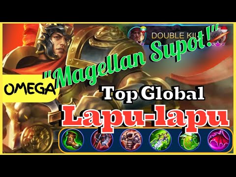 THE FILIPINO PRIDE! TOP GLOBAL LAPU-LAPU INSANE SUSTAIN BEST ITEM BUILD AND EMBLEM | OMEGA | MLBB