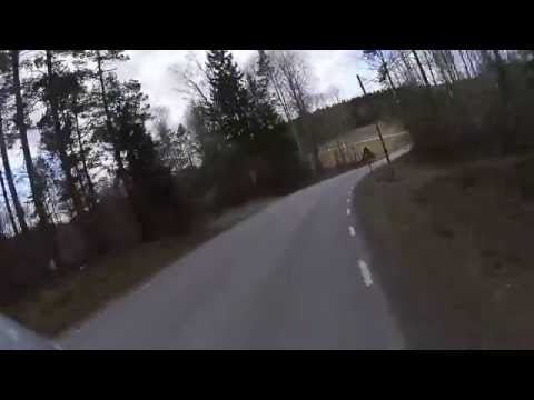 ride 2 with drift ghost s, ride to Vaxholm