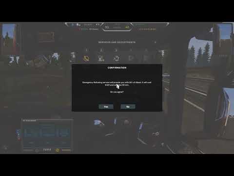 Euro Truck Simulator 2 How to get emergency Fuel // Out of fuel