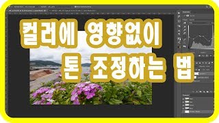 (포토샵 초급) 컬러에 영향없이 톤을 조정하는 방법