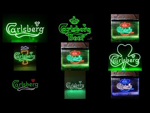 Carlsberg neon sign
