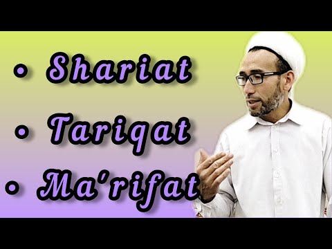 Shariat, Tariqat, Ma'rifat- uch toifaning bir biridan farqlari