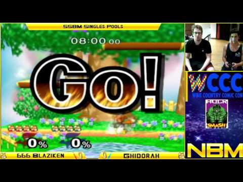 WCCC: Hulk Smash! 666Blaziken (Fox) vs Ghidorah (Fox) SSBM Top 12