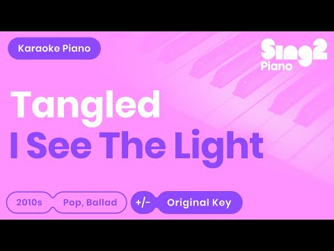 Tangled - I See The Light (Karaoke Piano)