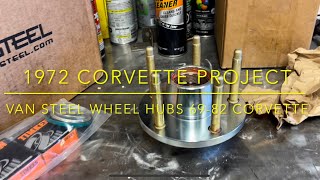 Van Steel Wheel Hubs for 69-82 Corvette