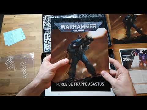 Unboxing - Force de Frappe Agastus - Warhammer 40000 - Space Marines