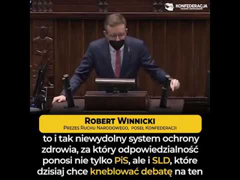 Robert Winnicki o fatalnej polityce lockdownów i zapaści w ochronie zdrowia!