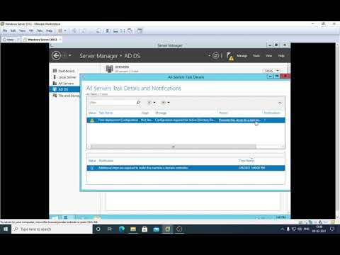 Installing Active directory Domain services on windows server 2012 R2