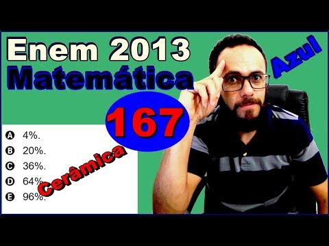 Enem 2013 - questão 167 - Prova azul de matemática (área e porcentagem)