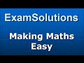 Partial Fractions Quadratic Factor Summary Example ExamSolutions Maths Revision