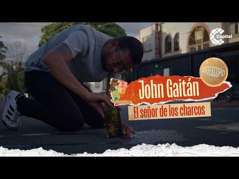 Charcografías: la Bogotá que retrata John Gaitán en los charcos | Artescopio