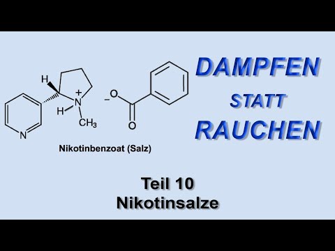 Dampfen statt Rauchen Teil 10 - Nikotinsalze