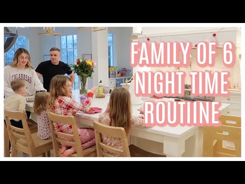 NIGHT TIME ROUTINE FAMILY OF 6 | NIGHT TIME ROUTINE 2023 | Tara Henderson