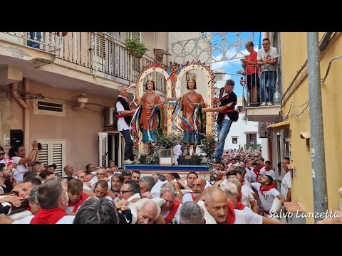 SFERRACAVALLO (PALERMO) - PROCESSIONE DI SAN COSMA E DAMIANO (4K) 28/09/2025