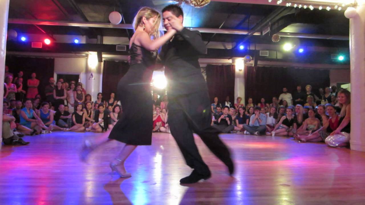 Carlitos Espinoza and Noelia Hurtado performance 5 @ All Night Milonga NYC June 25, 2016
