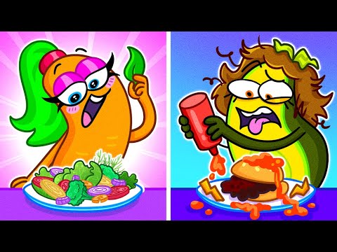 GOOD vs BAD MOTHER 👑 Family Fun Morning Routine by Avocado Couple
