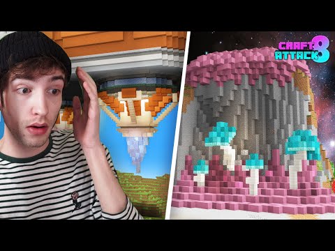 Ich BAUE eine KRASSE ALIEN LANDSCHAFT + TRIEBWERKE FERTIG | Craft Attack 8 #10 | Rotpilz