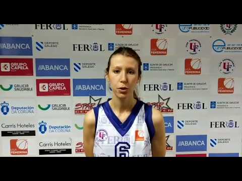 Ani Calvo: primer partido de playoff