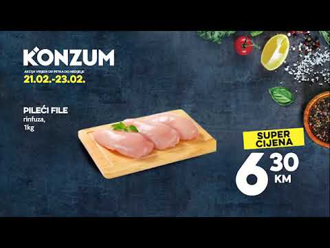 Konzum BiH vikend akcija od 21.-23.02.2020.