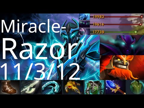 Miracle- Razor vs TA, Kunkka, Mars - Nigma vs VP g2 AniMajor dota2