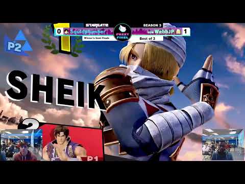 Squidplumber (Richter) vs WebbJP (Sheik) -  Winners Semi-Final  - Stargate #35