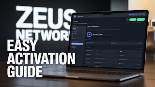 How to Activate Zeus Network Account and Log In – Fast Start Guide