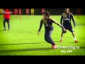 Mohamed Elneny trains with his new Arsenal team-mates