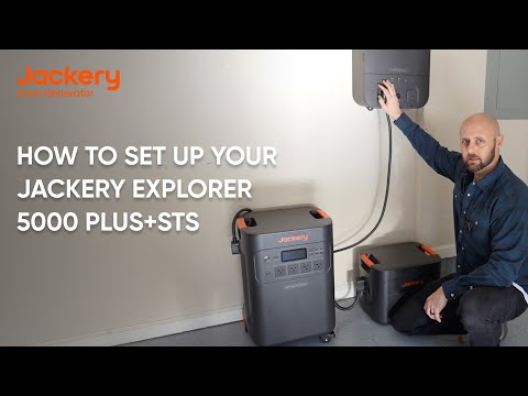 How to Set Up Your Jackery Explorer 5000 Plus+STS | Jackery Solar Generator 5000 Plus