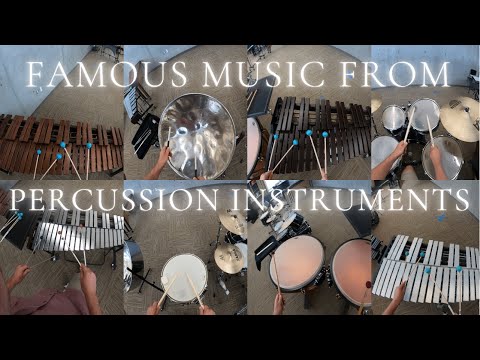 Famous Music from a lot of Percussion Instruments! #shorts