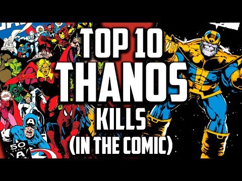 How Thanos Stops the Avengers in the Comic - Top 10 Thanos Kills In Infinity Gauntlet #4