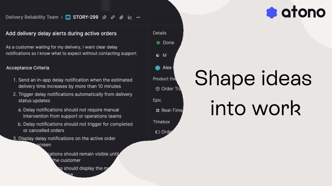 Shape ideas into work