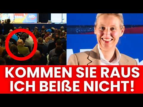🚨 V-MANN IN PANIK 🚨 ALS AFD IHN ZUR REDE STELLT 🚨 DER GANZE SAAL JUBELT FÜR ALICE WEIDEL!