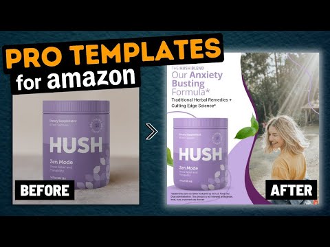 Easy Guide to Amazon Product Images - Pre-Built Templates for All Amazon Images