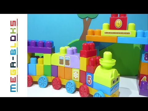 Mega Bloks First Builders 123 Learning Train RealWorld | scansrulers