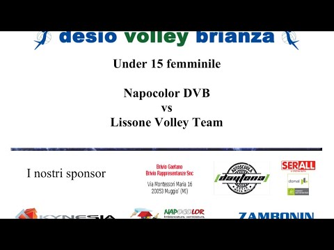 Under 15 Femminile - Napocolor DVb vs Lissone Volley Team