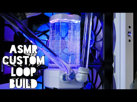 ASMR install of Corsair HydroX XH305i Pro white in the Corsair 5000T RGB case