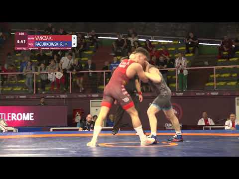 1/8 GR - 67 kg: K. VANCZA (HUN) v. R. PACURKOWSKI (POL)