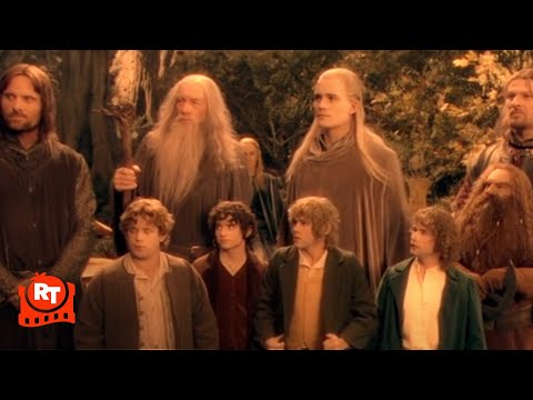 Lord of the Rings: The Fellowship of the Ring (2001) - The Fellowship Assembles Scene | Movieclips