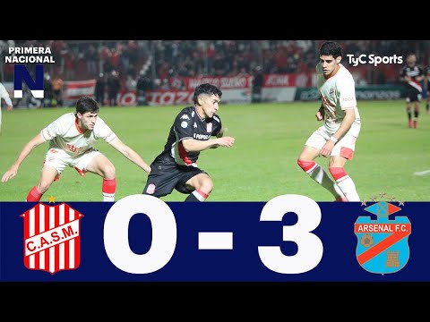 San Martín (T) 0-3 Arsenal | Primera Nacional | Fecha 29 (Zona A)