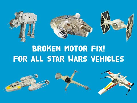 How to fix vintage Star Wars vehicle motors - works on ALL vehicles!