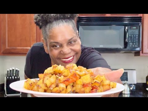 My FAVORITE Breakfast Potatoes! (Just 2 Potatoes and 10 Minutes)