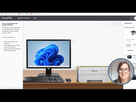 CompTIA A+ Lab 10.1.4 | Select and Install a Laser Printer