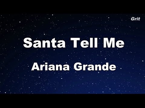 Santa Tell Me - Ariana Grande Karaoke【With Guide Melody】