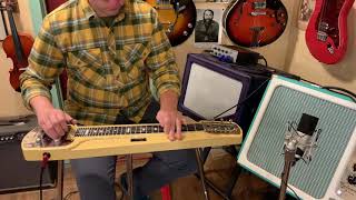 Video thumbnail for 1971 Fender Deluxe Six 6-string lap steel guitar by Jake Wildwood & Co