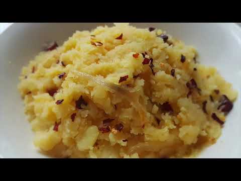Potato chutney/ Satini pomme de terre mauricien/ Chatini de Pomme de Terre