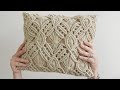 DIY Tutorial Macrame Pillow Decoration Step By Step