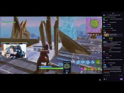 INSANE NINJA VS DAEQUAN 1V1!! Fortnite Battle Royale Highlights! (With Twitch Chat!)
