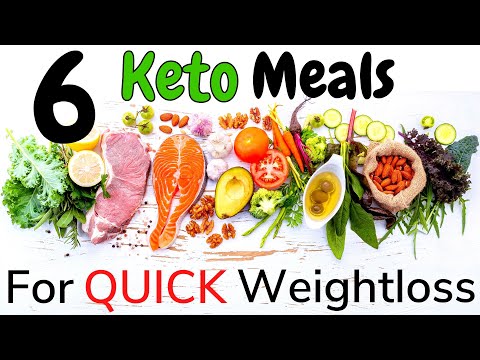 6 Keto Meals for QUICK Weight Loss