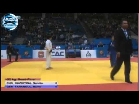 European Judo Championship Chelyabinsk 2012 Semifinal -52kg KUZIUTINA (RUS)-TARANGUL (GER)